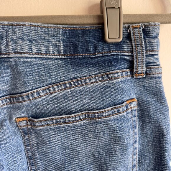 Abercrombie & Fitch Size 29 / 8R Blue The Skinny High Rise Jeans with Ankle Slit - Picture 6 of 7